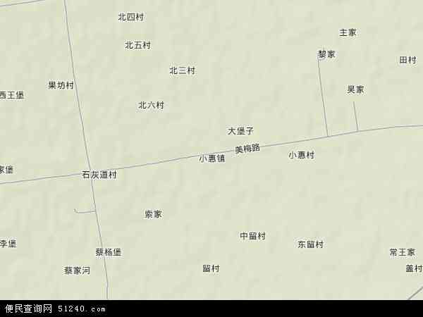 小惠镇地形图 - 小惠镇地形图高清版 - 2024年小惠镇地形图