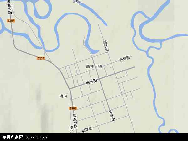 西林吉镇地形图 - 西林吉镇地形图高清版 - 2024年西林吉镇地形图