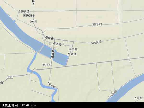 西湖镇地形图 - 西湖镇地形图高清版 - 2024年西湖镇地形图