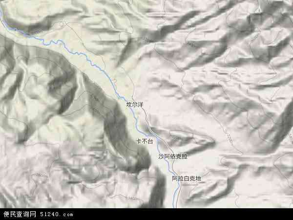 班迪尔乡地形图 - 班迪尔乡地形图高清版 - 2024年班迪尔乡地形图