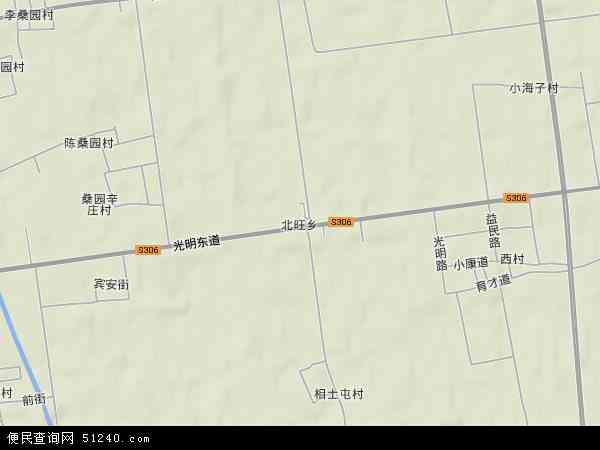 北旺乡地形图 - 北旺乡地形图高清版 - 2024年北旺乡地形图