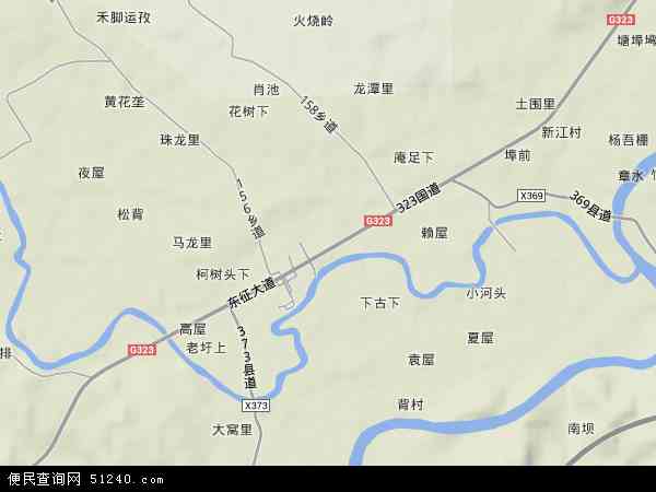 池江镇地形图 - 池江镇地形图高清版 - 2024年池江镇地形图