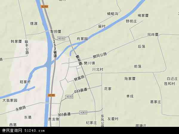 樊川镇地形图 - 樊川镇地形图高清版 - 2024年樊川镇地形图