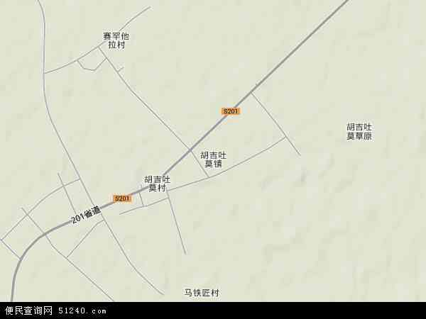 胡吉吐莫镇地形图 - 胡吉吐莫镇地形图高清版 - 2024年胡吉吐莫镇地形图
