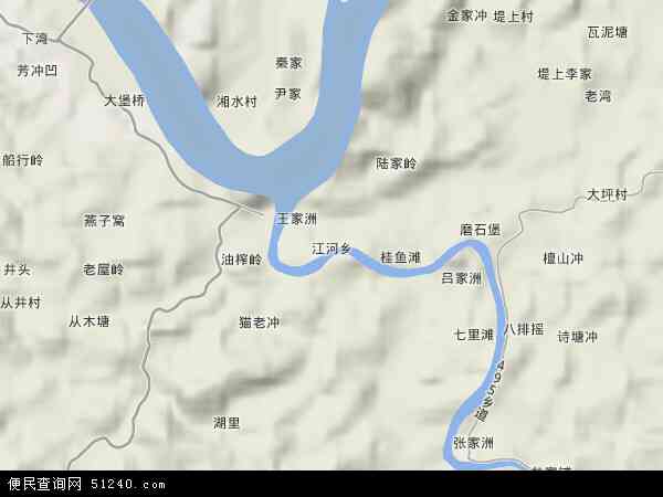 江河乡地形图 - 江河乡地形图高清版 - 2024年江河乡地形图