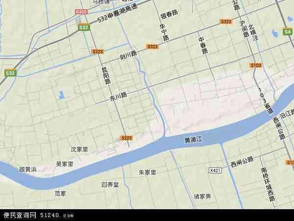 江川路地形图 - 江川路地形图高清版 - 2024年江川路地形图