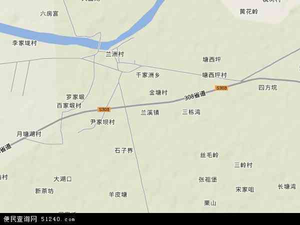 中国 湖南省 益阳市 赫山区 兰溪镇本站收录有:2021兰溪镇卫星地图