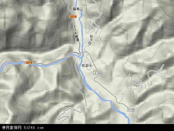 老勐乡地形图 - 老勐乡地形图高清版 - 2024年老勐乡地形图