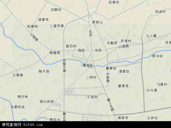 蒙阳镇地形图 - 蒙阳镇地形图高清版 - 2024年蒙阳镇地形图