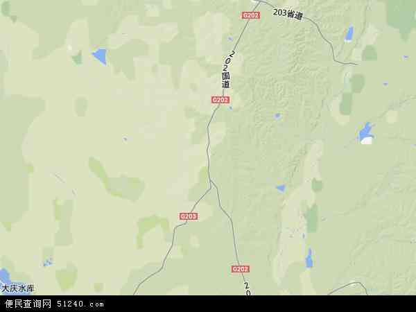 明水县地形图 - 明水县地形图高清版 - 2024年明水县地形图