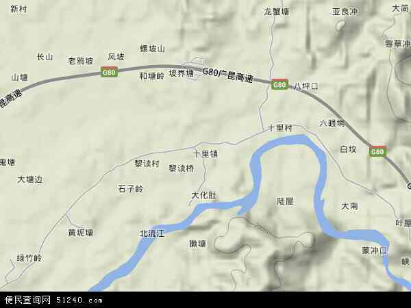 广西壮族自治区 玉林市 容县 十里镇本站收录有:2021十里镇卫星地图
