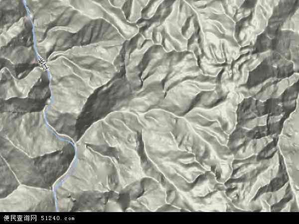 山岩乡地形图 - 山岩乡地形图高清版 - 2024年山岩乡地形图