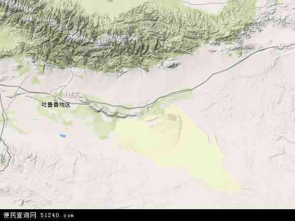鄯善县地形图 - 鄯善县地形图高清版 - 2024年鄯善县地形图