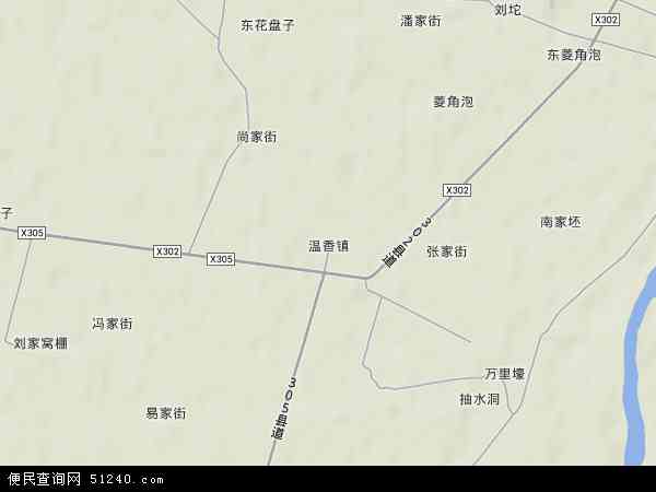 温香镇地形图 - 温香镇地形图高清版 - 2024年温香镇地形图