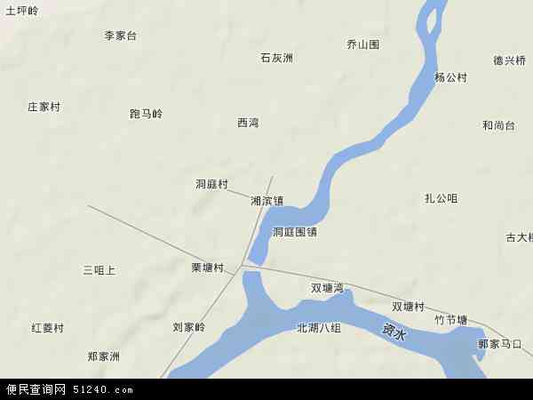 湘滨镇地形图 - 湘滨镇地形图高清版 - 2024年湘滨镇地形图