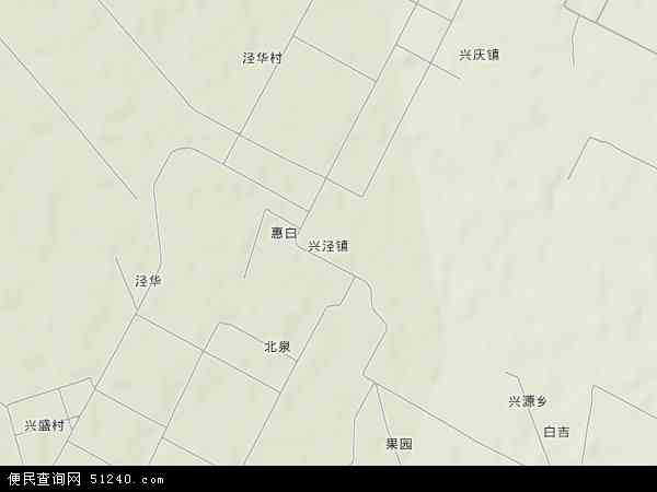 兴泾镇地形图 - 兴泾镇地形图高清版 - 2024年兴泾镇地形图
