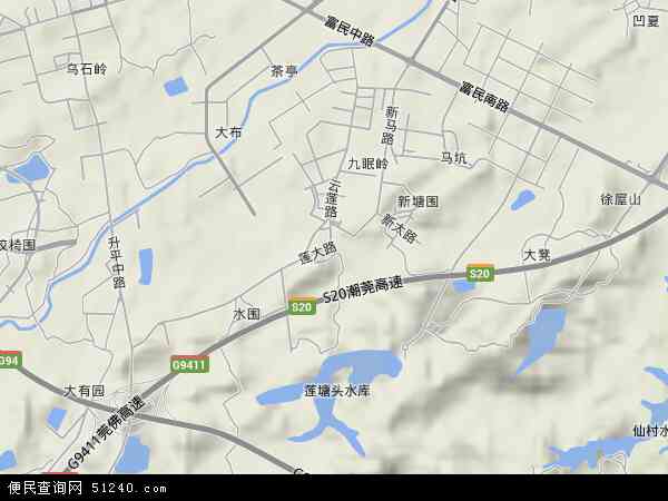 新马莲村地形图 - 新马莲村地形图高清版 - 2024年新马莲村地形图