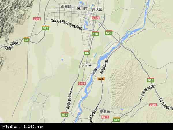 永宁县地形图 - 永宁县地形图高清版 - 2024年永宁县地形图