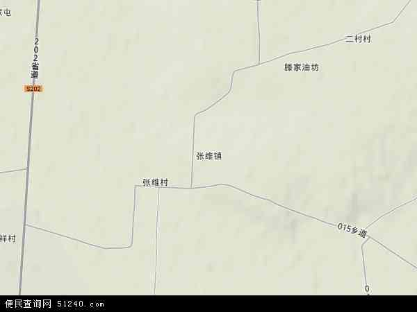 张维镇地形图 - 张维镇地形图高清版 - 2024年张维镇地形图