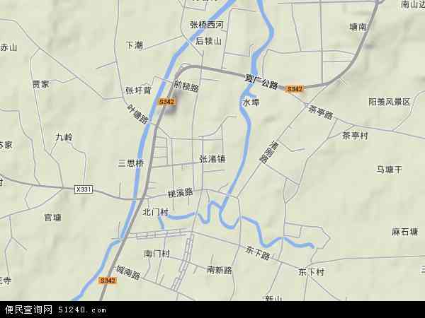 张渚镇地形图 - 张渚镇地形图高清版 - 2024年张渚镇地形图
