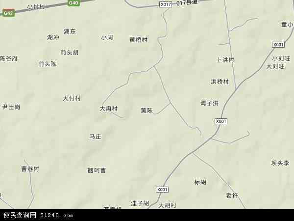 中国安徽省合肥市肥东县陈集镇地图(卫星地图)