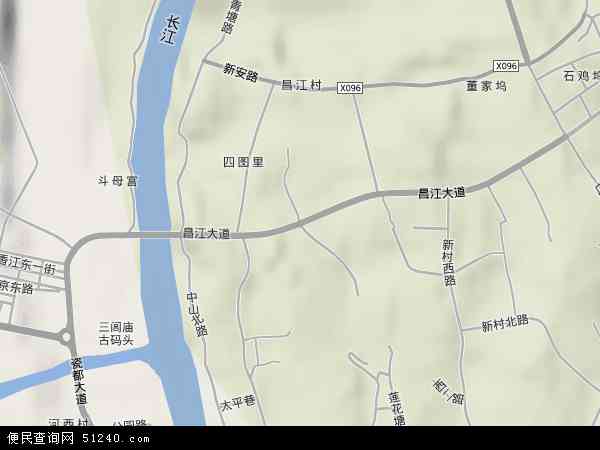 昌江地形图 - 昌江地形图高清版 - 2024年昌江地形图