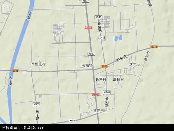 长阳镇地形图 - 长阳镇地形图高清版 - 2024年长阳镇地形图