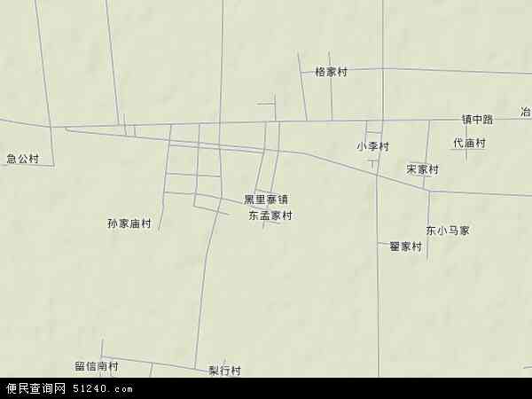 黑里寨镇地形图 - 黑里寨镇地形图高清版 - 2024年黑里寨镇地形图