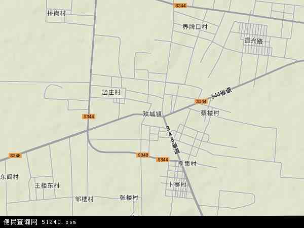 中国 山东省 济宁市 微山县 欢城镇 本站收录有:2021欢城镇卫星地图