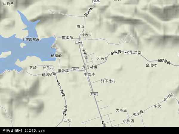 九龙湖镇地形图 - 九龙湖镇地形图高清版 - 2024年九龙湖镇地形图