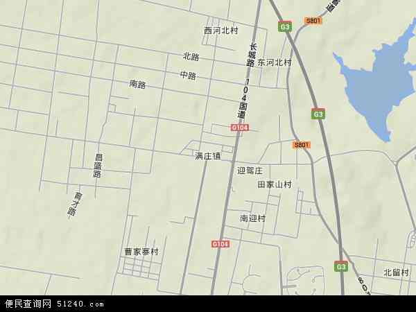 中国 山东省 泰安市 岱岳区 满庄镇本站收录有:2021满庄镇卫星地图