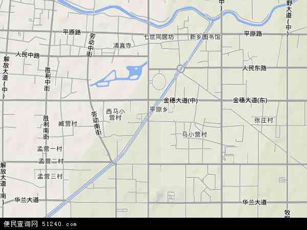 中国 河南省 新乡市 卫滨区 平原乡本站收录有:2021平原乡卫星地图