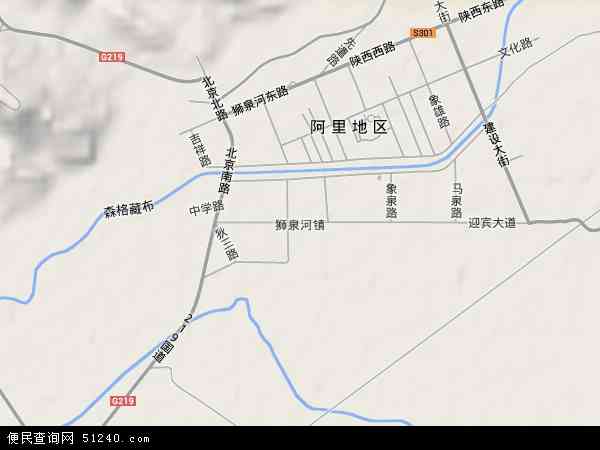 狮泉河镇地形图 - 狮泉河镇地形图高清版 - 2024年狮泉河镇地形图
