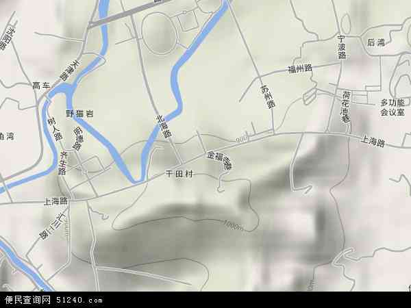 上海路地形图 - 上海路地形图高清版 - 2024年上海路地形图