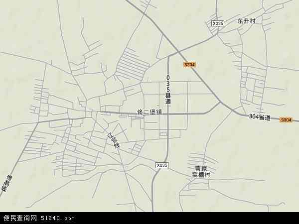 佟二堡镇地形图 - 佟二堡镇地形图高清版 - 2024年佟二堡镇地形图