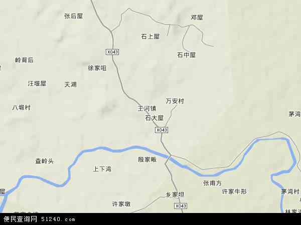 王河镇地形图 - 王河镇地形图高清版 - 2024年王河镇地形图