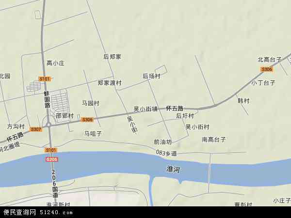 吴小街镇地形图 - 吴小街镇地形图高清版 - 2024年吴小街镇地形图