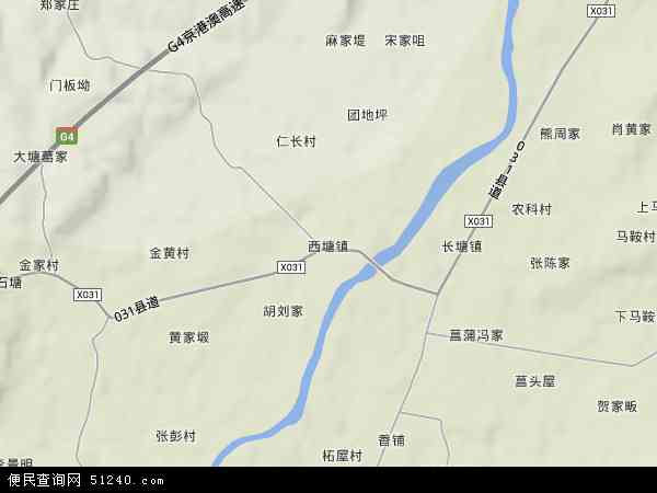 西塘镇地形图 - 西塘镇地形图高清版 - 2024年西塘镇地形图