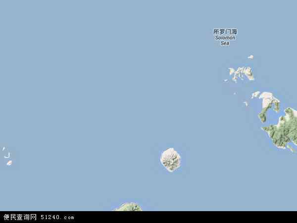 中部群岛地形图 - 中部群岛地形图高清版 - 2024年中部群岛地形图