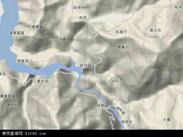 白坡彝族乡地形图 - 白坡彝族乡地形图高清版 - 2024年白坡彝族乡地形图