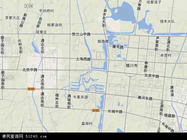 北京中路地形图 - 北京中路地形图高清版 - 2024年北京中路地形图