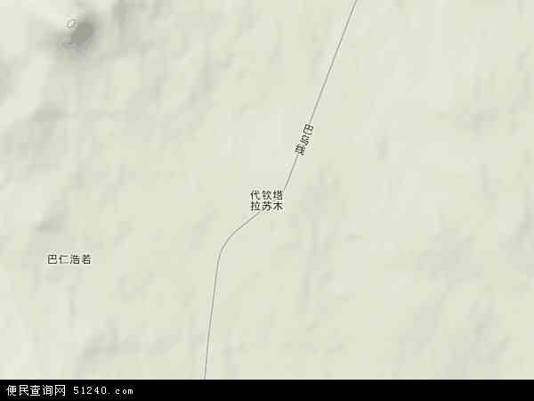 代钦塔拉苏木地形图 - 代钦塔拉苏木地形图高清版 - 2024年代钦塔拉苏木地形图