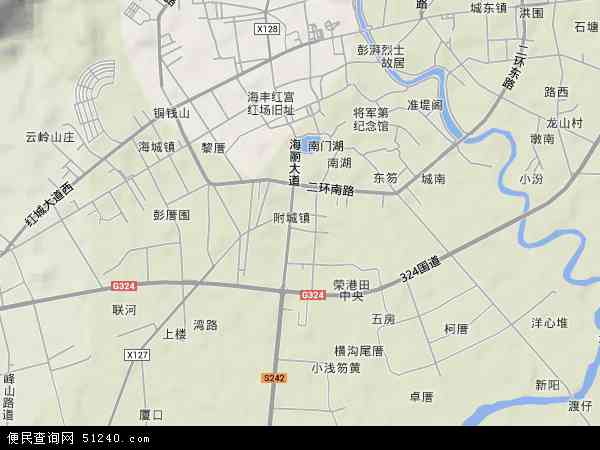 中国 广东省 汕尾市 海丰县 附城镇本站收录有:2021附城镇卫星地图