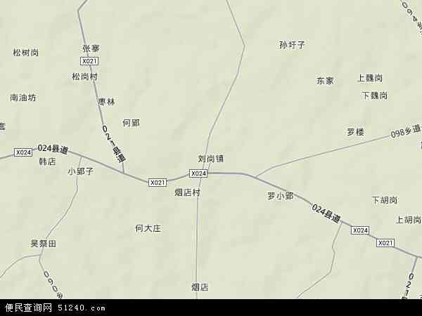 刘岗镇地形图 - 刘岗镇地形图高清版 - 2024年刘岗镇地形图