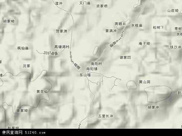 南阳镇地形图 - 南阳镇地形图高清版 - 2024年南阳镇地形图