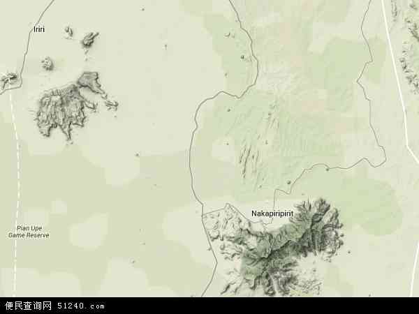纳卡皮里皮里特地形图 - 纳卡皮里皮里特地形图高清版 - 2024年纳卡皮里皮里特地形图