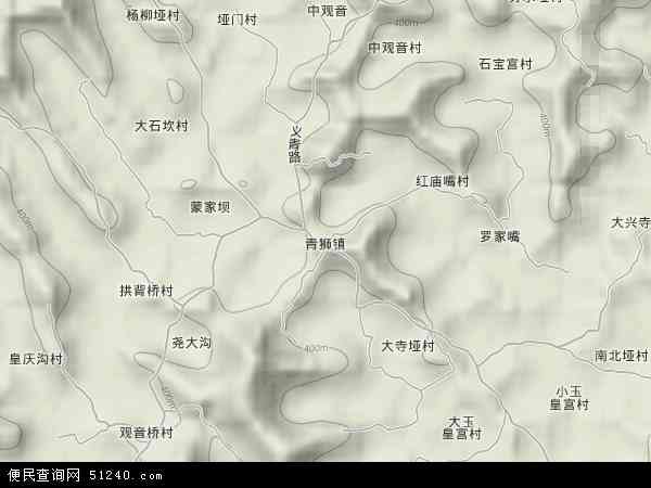 青狮镇地形图 - 青狮镇地形图高清版 - 2024年青狮镇地形图