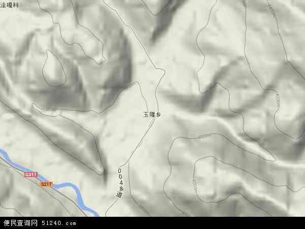 玉隆乡地形图 - 玉隆乡地形图高清版 - 2024年玉隆乡地形图