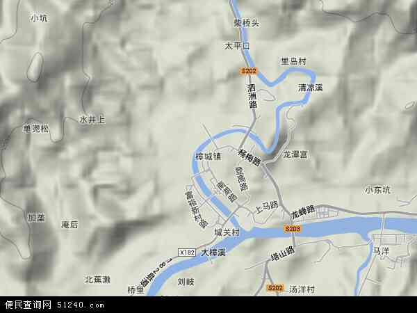 樟城镇地形图 - 樟城镇地形图高清版 - 2024年樟城镇地形图