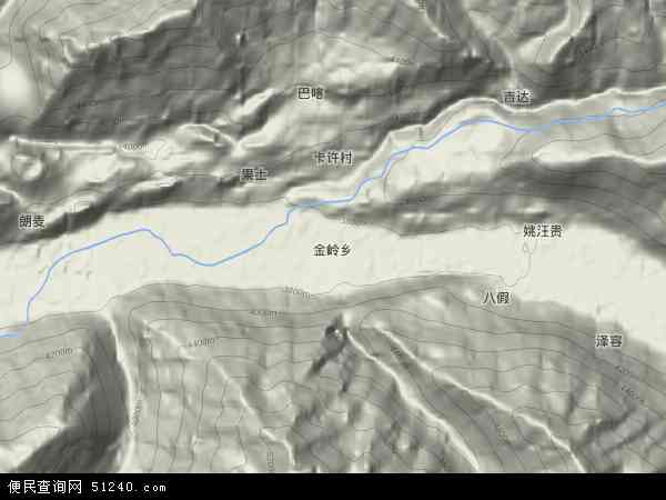 金岭乡地形图 - 金岭乡地形图高清版 - 2024年金岭乡地形图